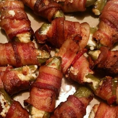 Baked Bacon Jalapeno Wraps