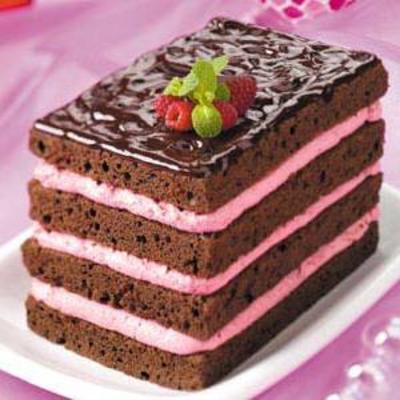Chocolate Raspberry Cream Cake