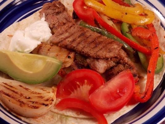 fajitas - arrachera - ızgara etli biftek