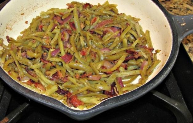 louisiana yeşil fasulye (zwt-9 için creole tarifi)