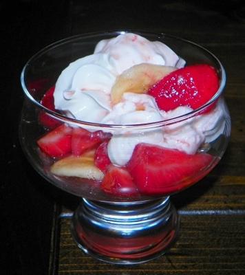 Banana and Strawberry Cups