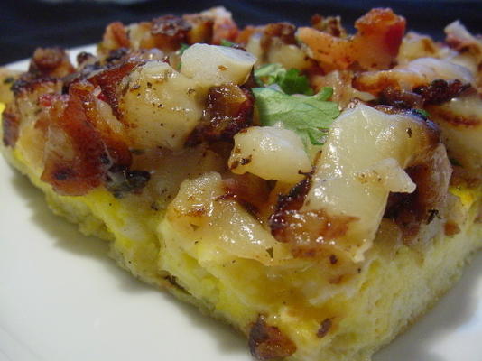 açık yüzlü fransız ülke omlet