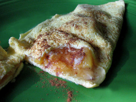 şeftali balı ve bademli omlet